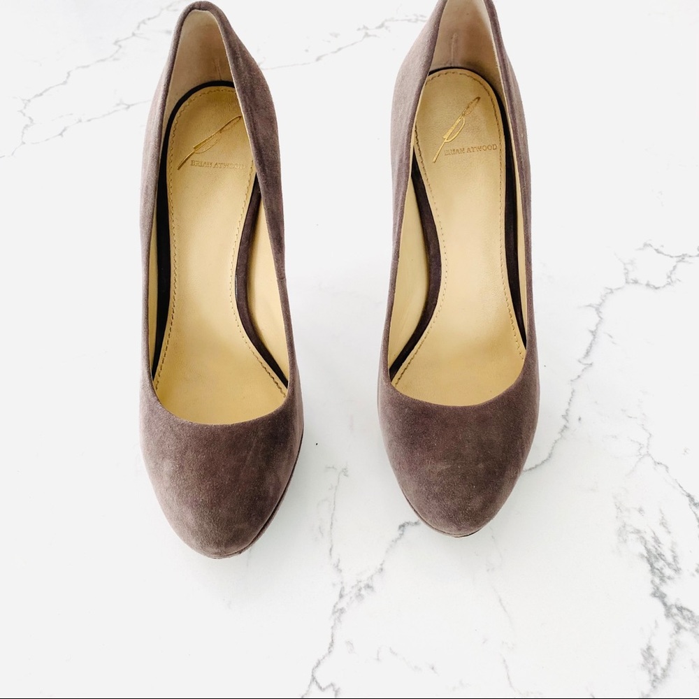 Brian Atwood Frederique Suede Pump - Picture 3 of 12